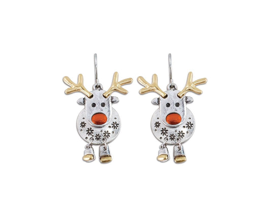 Red Nose Rudolph - Earrings