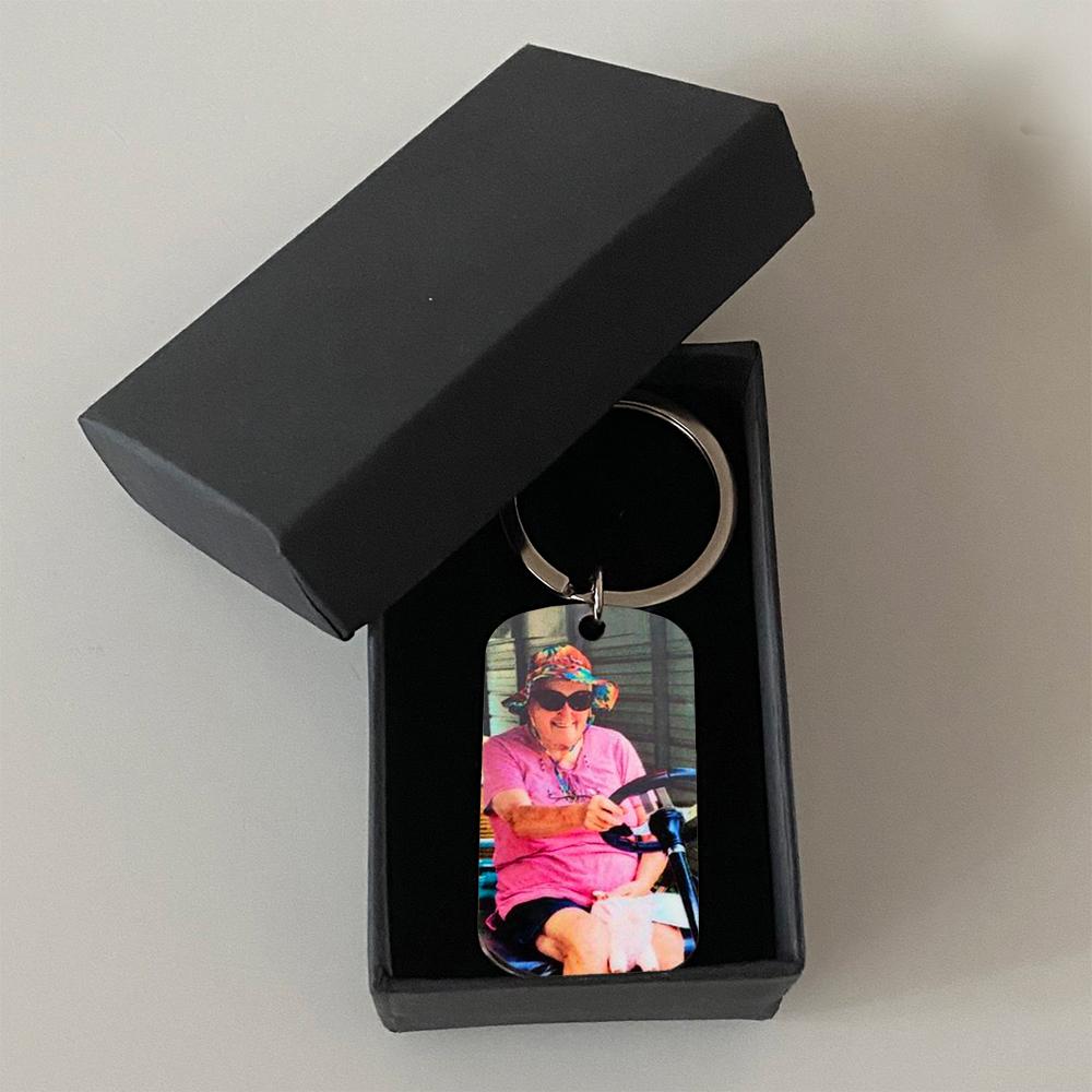 I Will Carry You With Me Memorial Keychain
