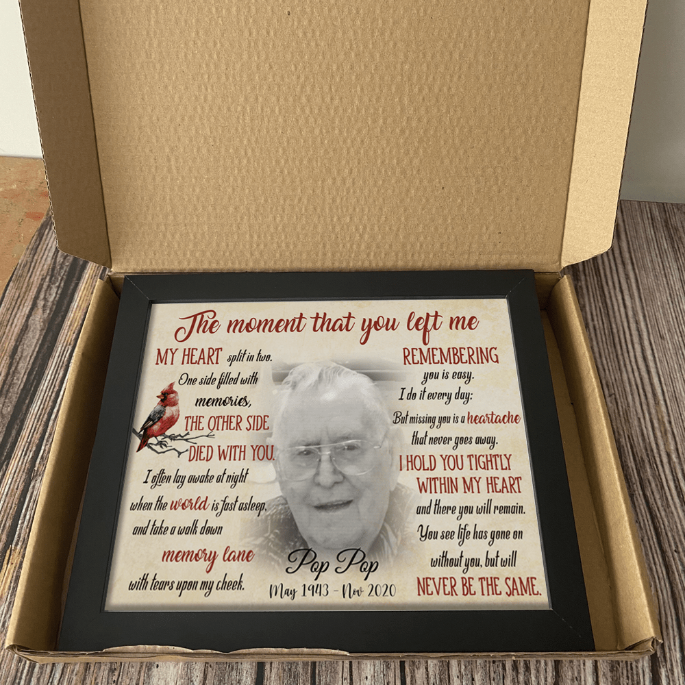 The Moment That You Left Me Family Picture Frame