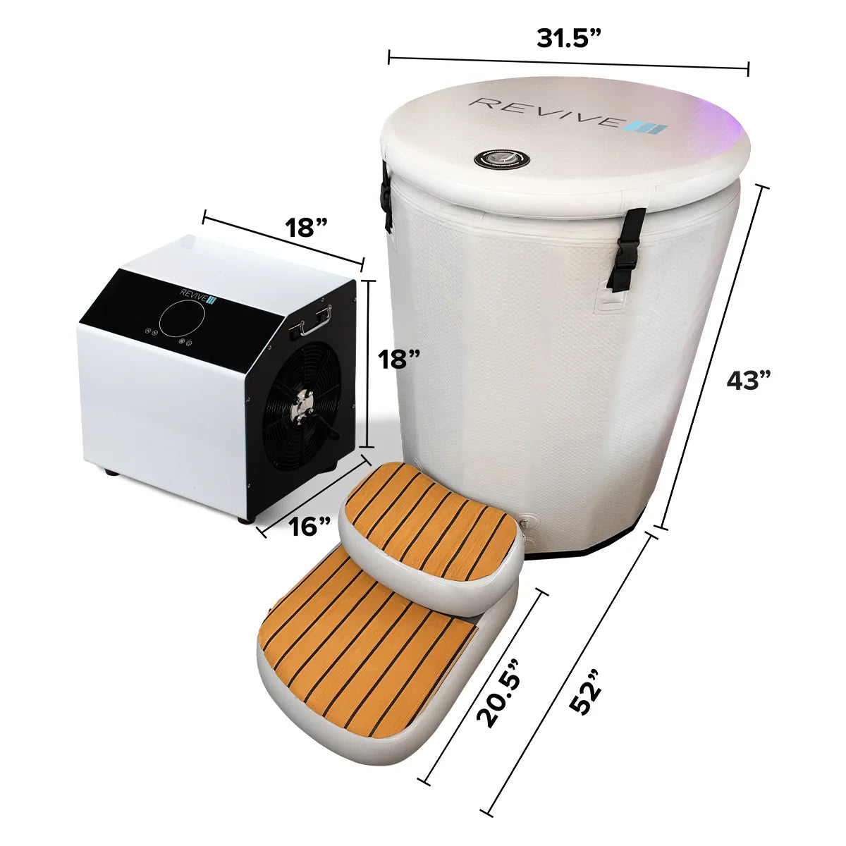 Revive Inflatable Barrel Cold Plunge