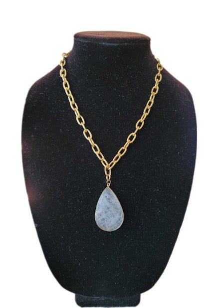 Gemstone Gold Chain Necklace