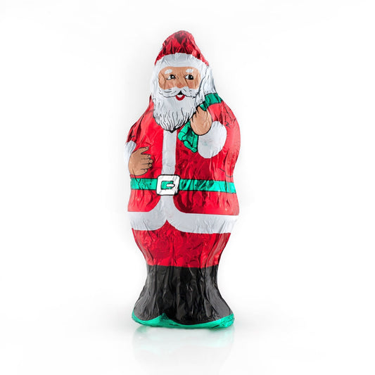 Hollow Foil Wrapped Santa - 3 oz