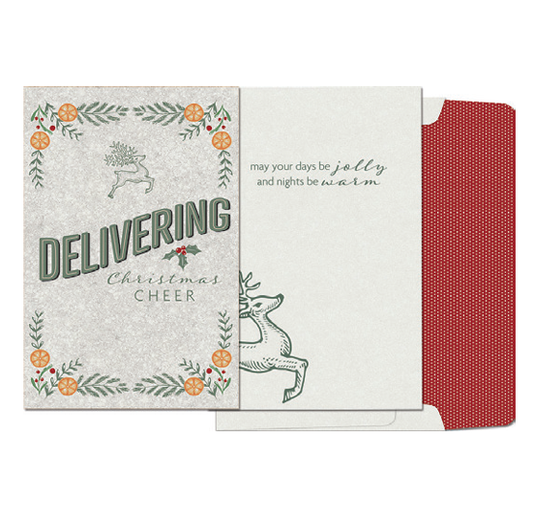 Winter Birch Boxed Cards – Delivering Christmas Cheer