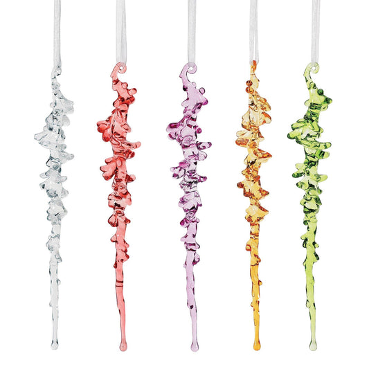 Acrylic Faceted Icicle -