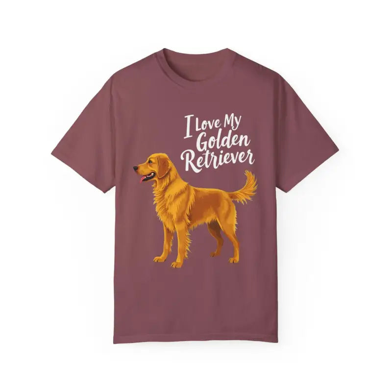 Ocean State Styles T Shirt Golden Retriever Love Graphic