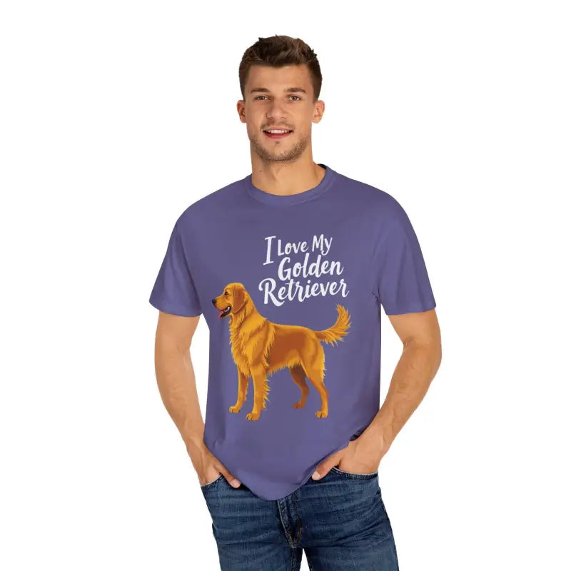 Ocean State Styles T Shirt Golden Retriever Love Graphic
