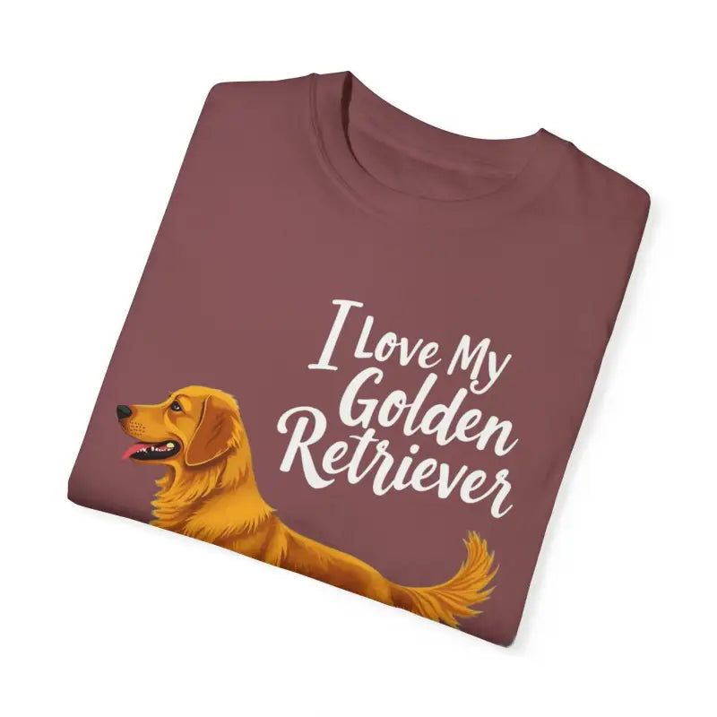 Ocean State Styles T Shirt Golden Retriever Love Graphic