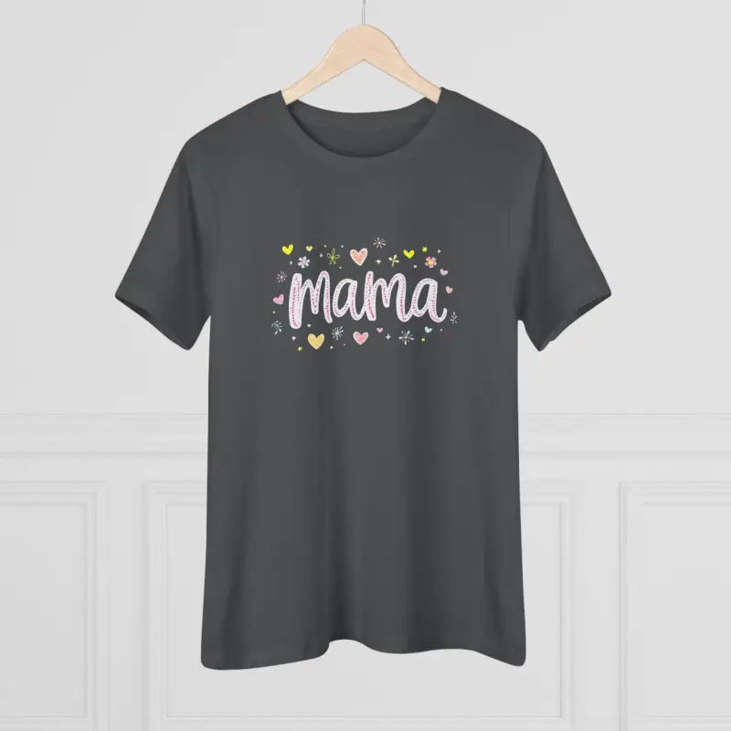 Ocean State Styles T Shirt Mama Heart Graphic Tee Women