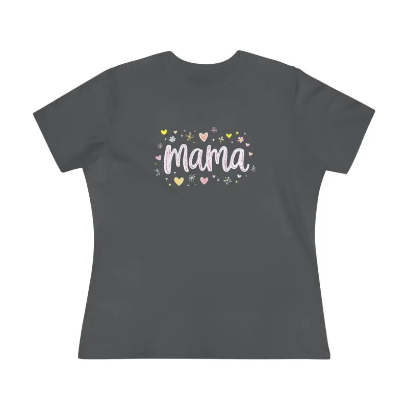 Ocean State Styles T Shirt Mama Heart Graphic Tee Women