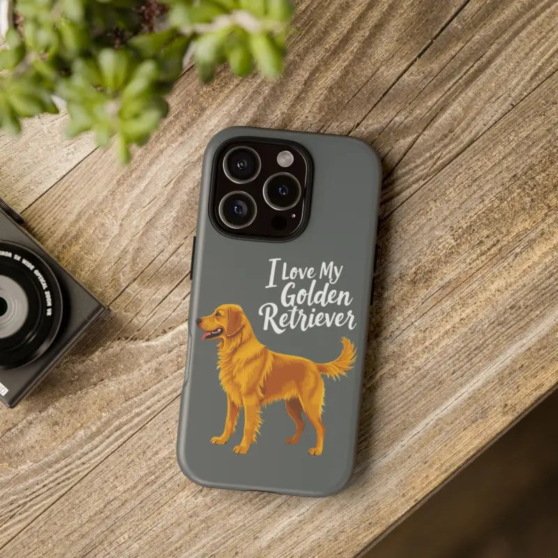 Ocean State Styles Phone Case IPhone 16 Pro Golden Retriever