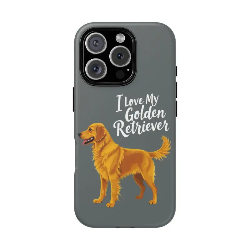 Ocean State Styles Phone Case IPhone 16 Pro Golden Retriever