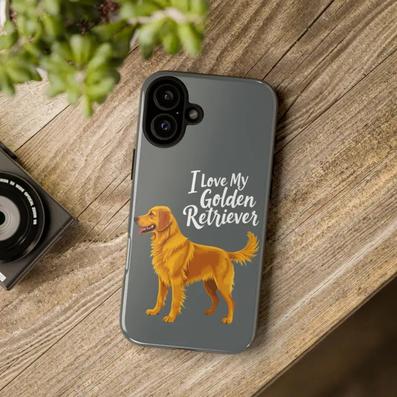 Ocean State Styles Phone Case IPhone 16 Pro Golden Retriever