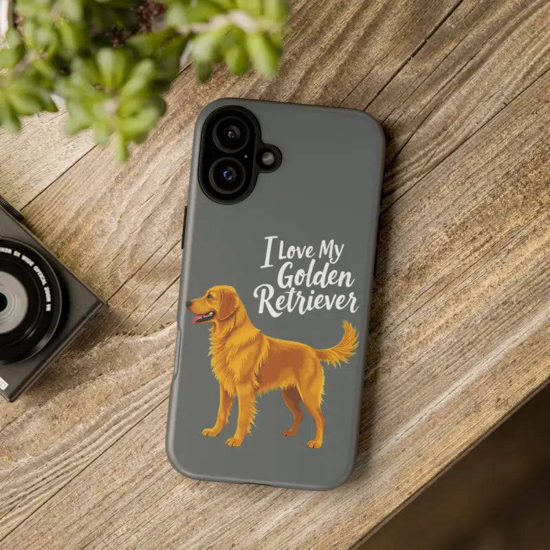 Ocean State Styles Phone Case IPhone 16 Pro Golden Retriever