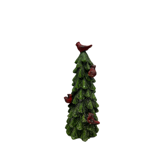 Glitter Cardinal Tree Small