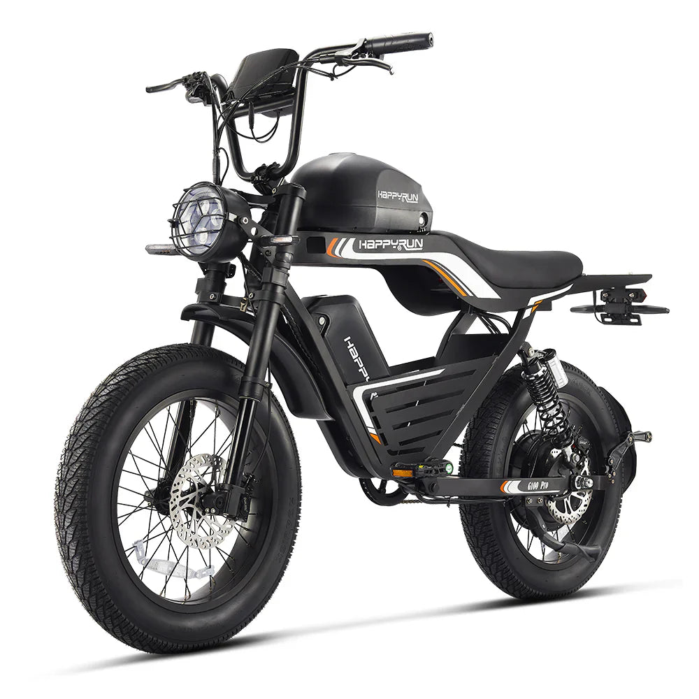 HappyRun G100 Pro 6000W Electric Bike Dual Battery