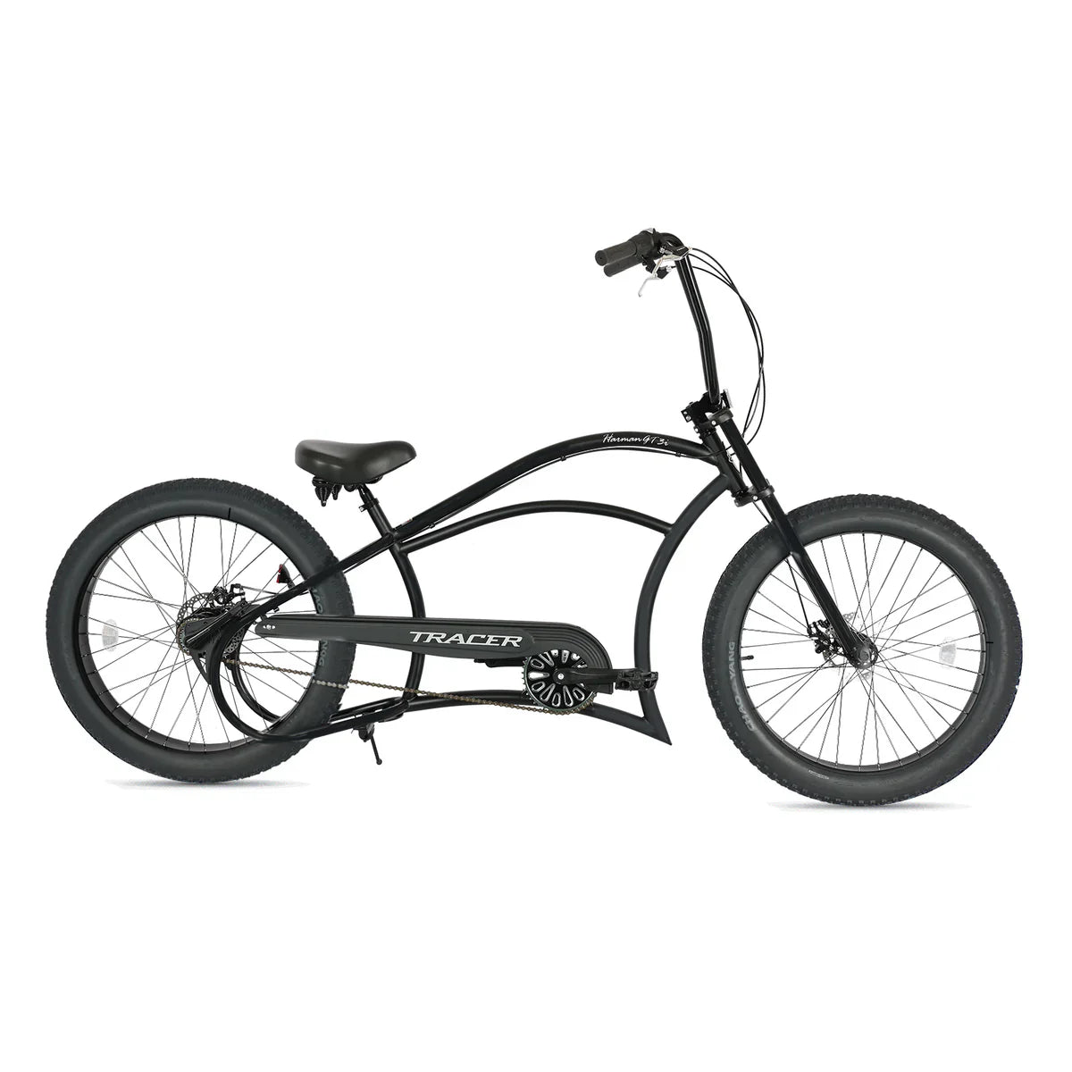 Tracer Harman 3i 26'' Vintage Internal 3-Speed Chopper Stretch Fat Tire Bike