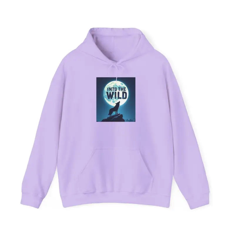 Ocean State Styles Hoodie Howling Moon Wolf Unisex Outdoor