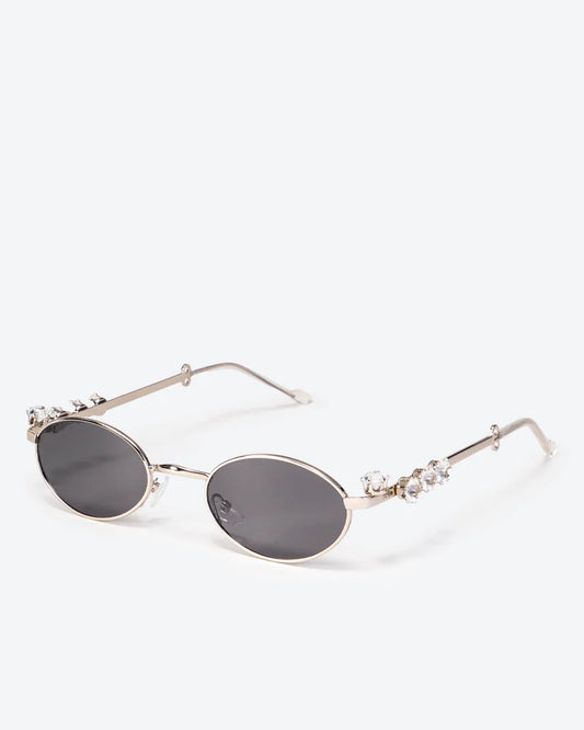 SOLEIL - Black Lenses,Chrome Frame