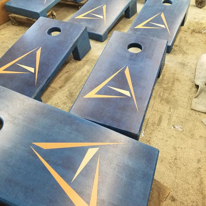 Stone Age Concrete Outdoor Cornhole Boards