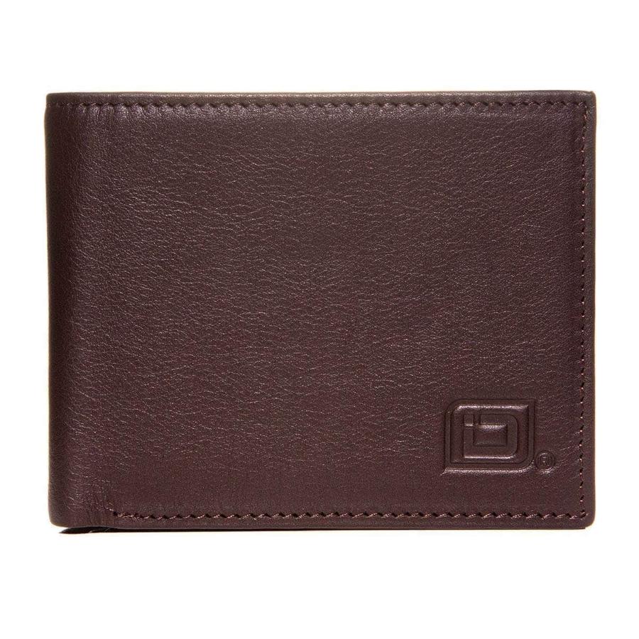 Mens RFID 10 Slot Bifold Wallet with ID Window