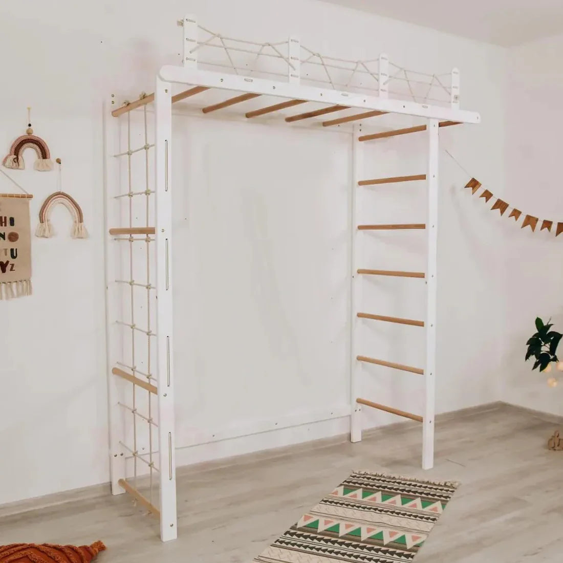 Climbing Monkey Bars by Wood and Hearts