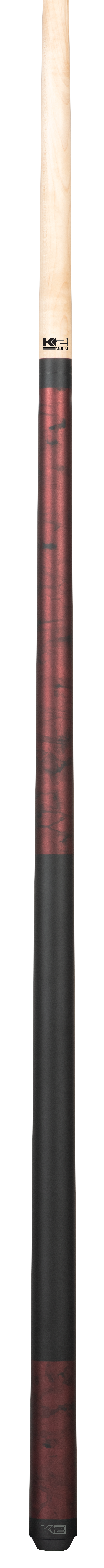 K2 Cue Matte Smoke with Black Simulated Wrap