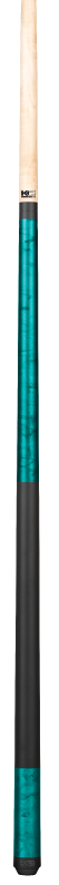 K2 Cue Matte Smoke with Black Simulated Wrap