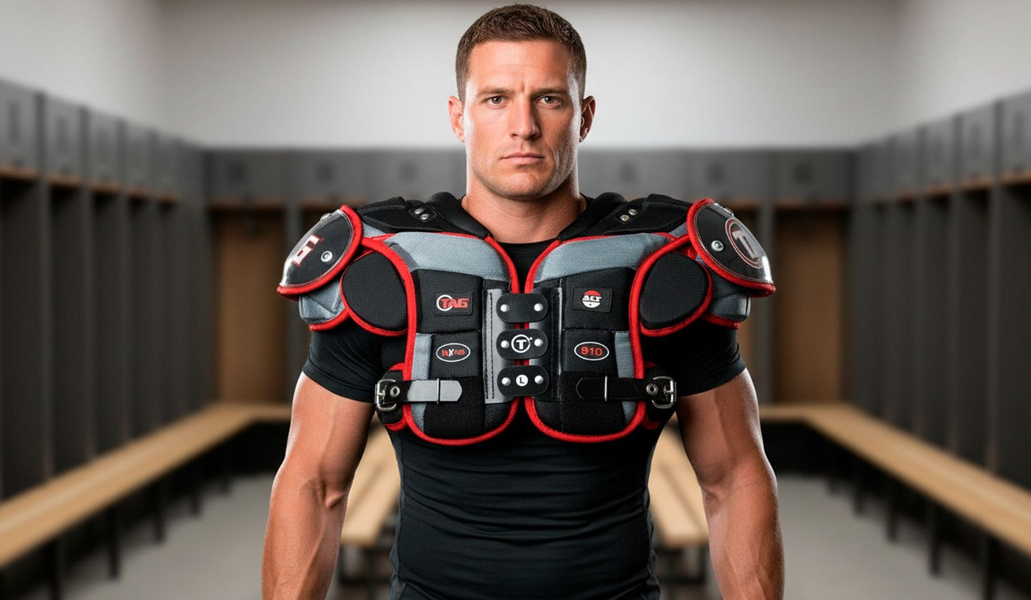 ALT4 Football Shoulder Pads - Position Specific Options