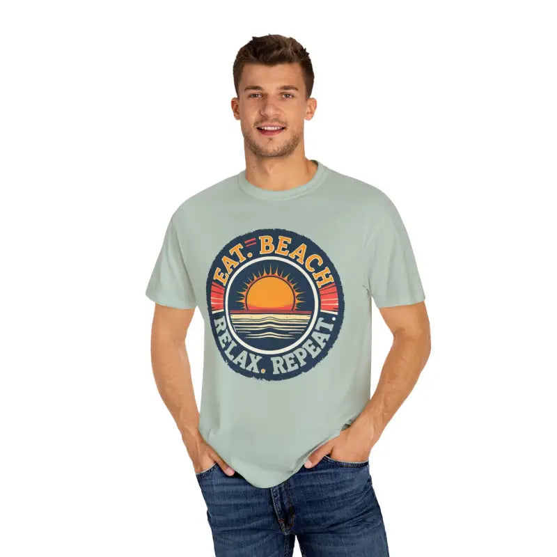 Ocean State Styles Island Reef Garment Dyed Eat Beach Tee
