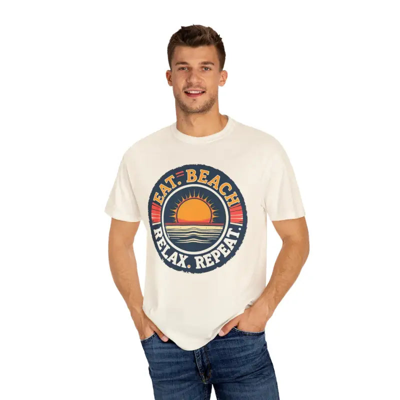 Ocean State Styles Island Reef Garment Dyed Eat Beach Tee
