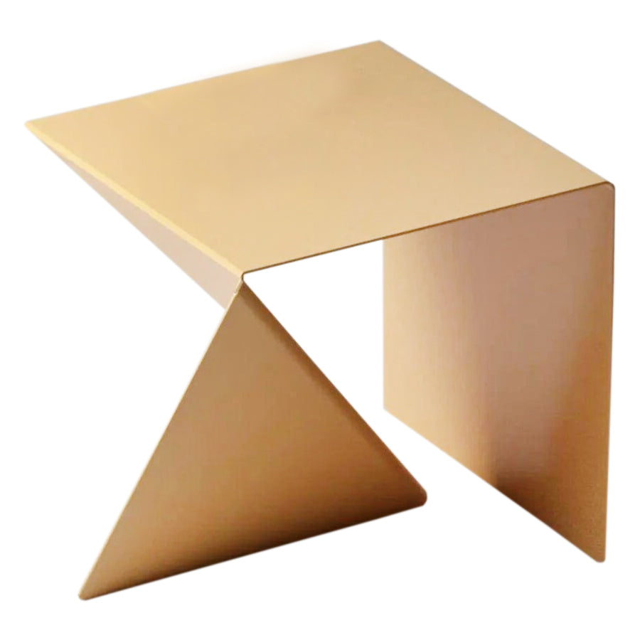 Japanese Style Asymmetrical Metal Coffee Table