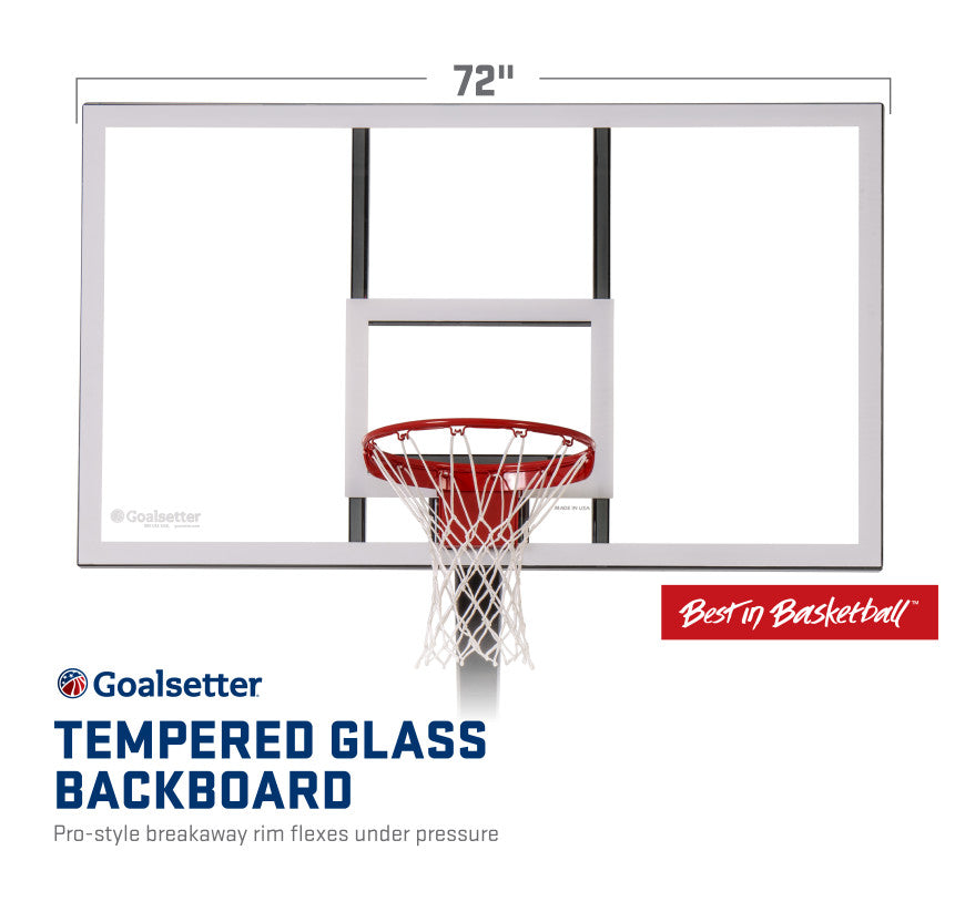 Goalsetter Launch Pro Series 72" In-Ground Basketball Hoop