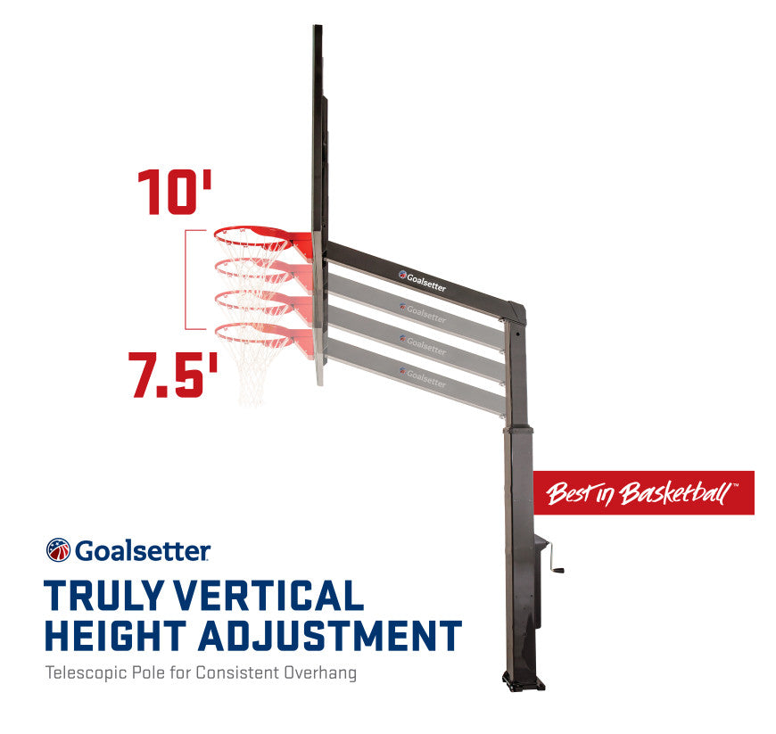 Goalsetter Launch Pro Series 72" In-Ground Basketball Hoop