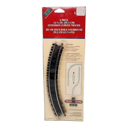 Village Collection 2-piece Curved Train Tracks