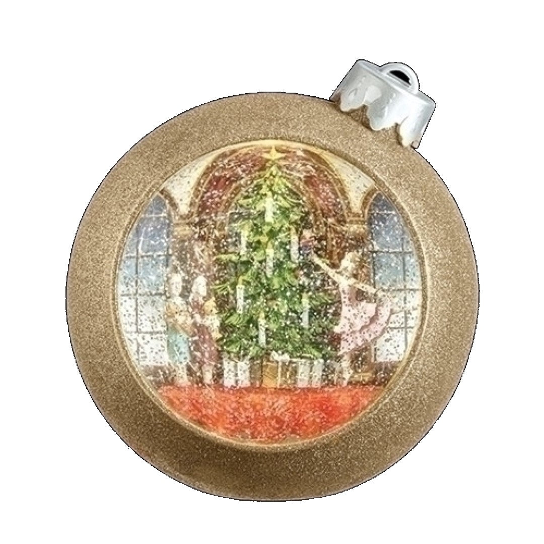 7.5 inch Swirl Ball Glitterdome - Nutcracker Ballet