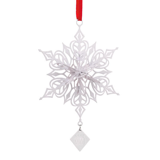 Snowflake 2025 Metal Hallmark Ornament