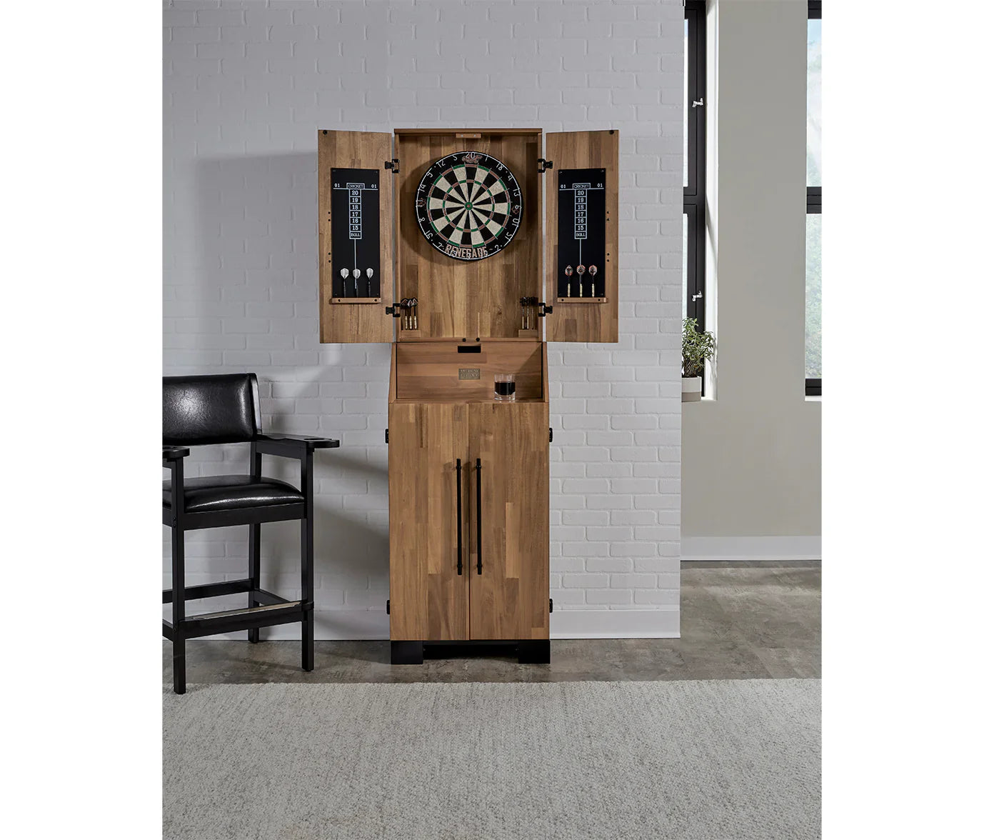 Knoxville Standup Dartboard - Acacia