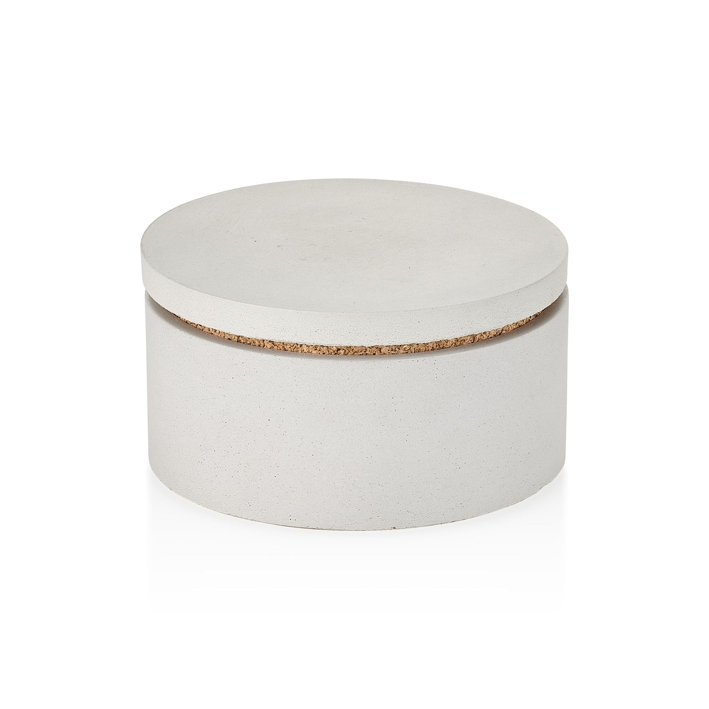 Concrete Classic Salt & Spice Cellar: White