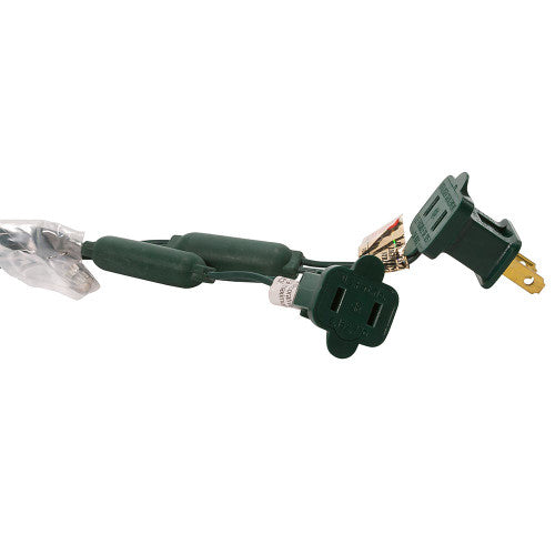 50-Light 5mm Warm White Frosted LED Green Wire Light Set