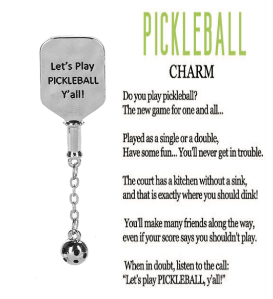 Pickleball Charm