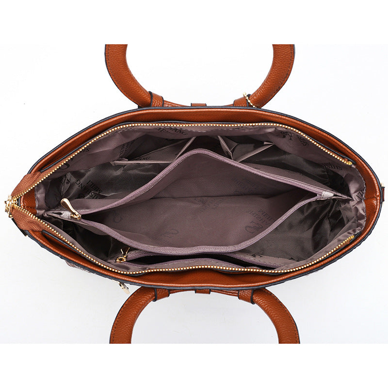Ladies' handbag European and American style fashion ring single shoulder diagonal cross bag