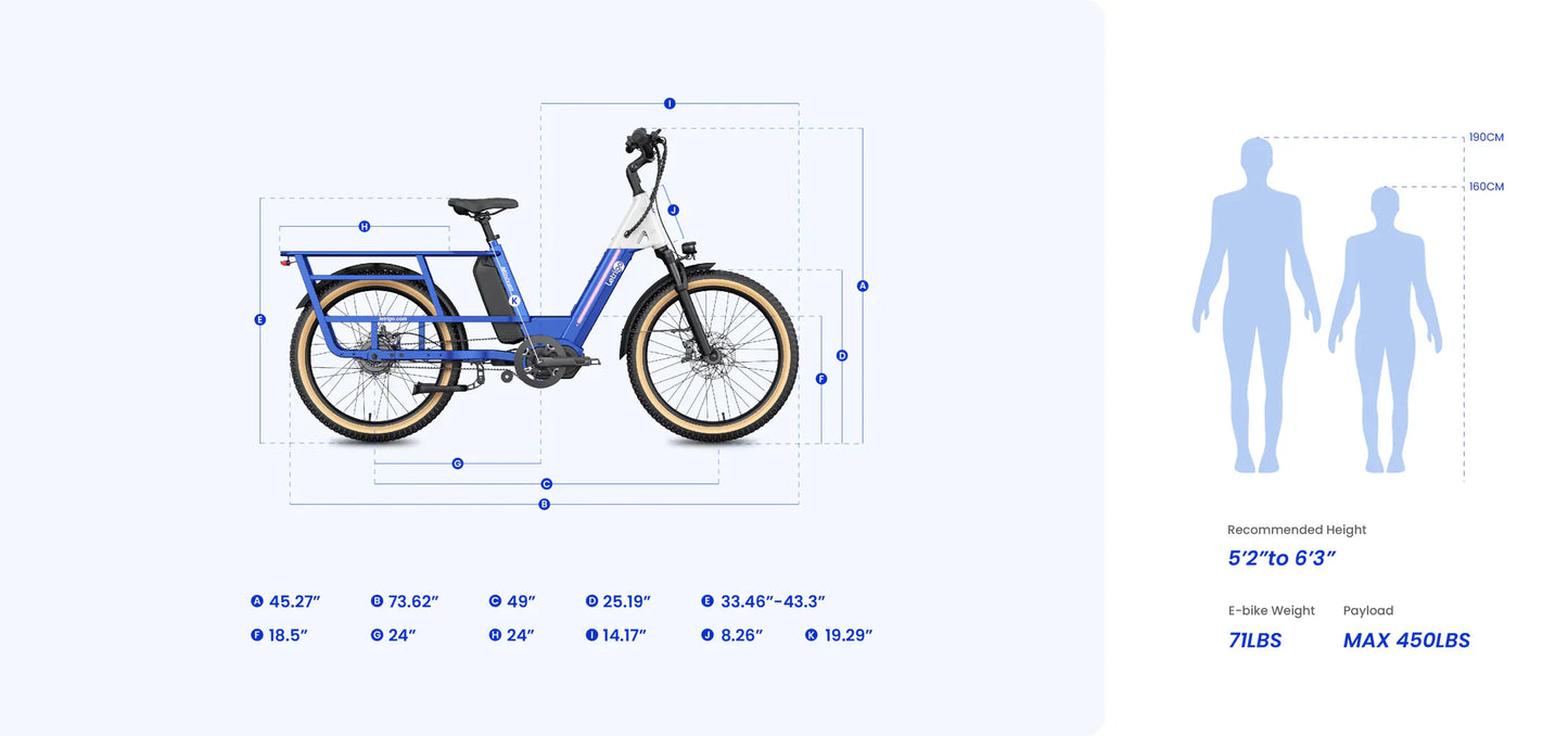 Letrigo Minivan Electric Bike