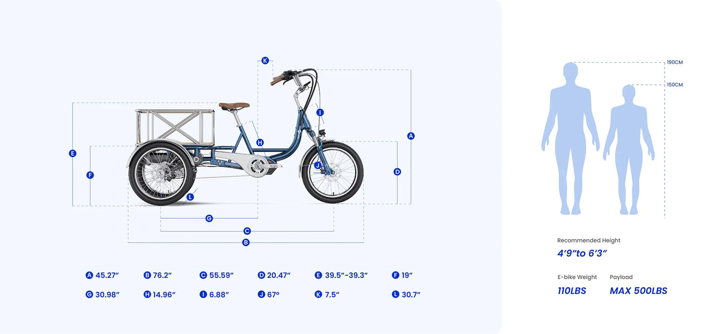 Letrigo Robin Cargo Electric Bike