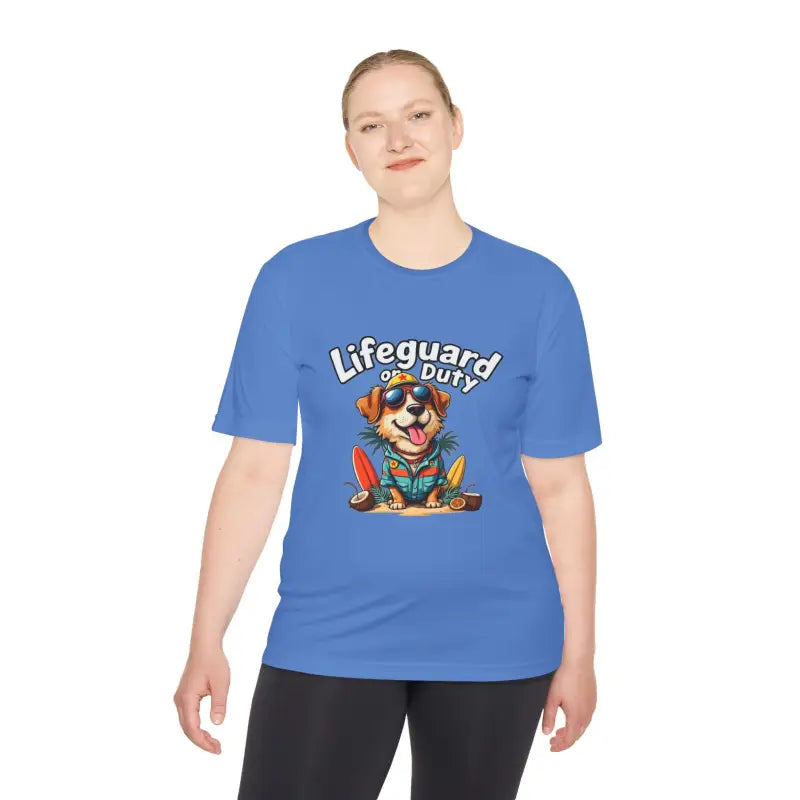 Ocean State Styles Lifeguard Dog T Shirt Moisture Wicking