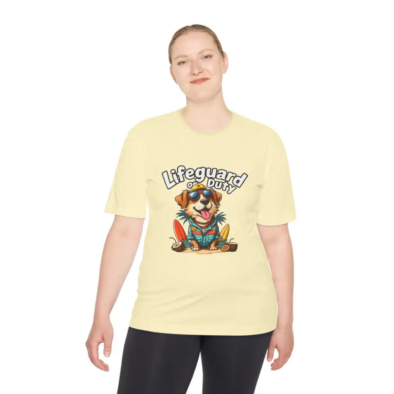 Ocean State Styles Lifeguard Dog T Shirt Moisture Wicking