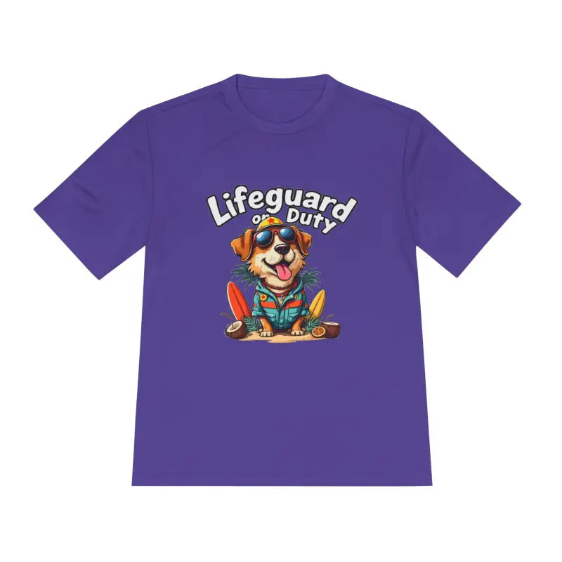Ocean State Styles Lifeguard Dog T Shirt Moisture Wicking