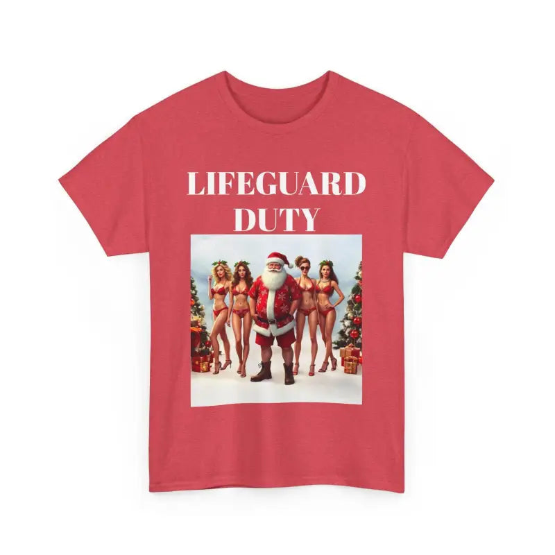 Ocean State Styles T Shirt Lifeguard Santa Beach Tee
