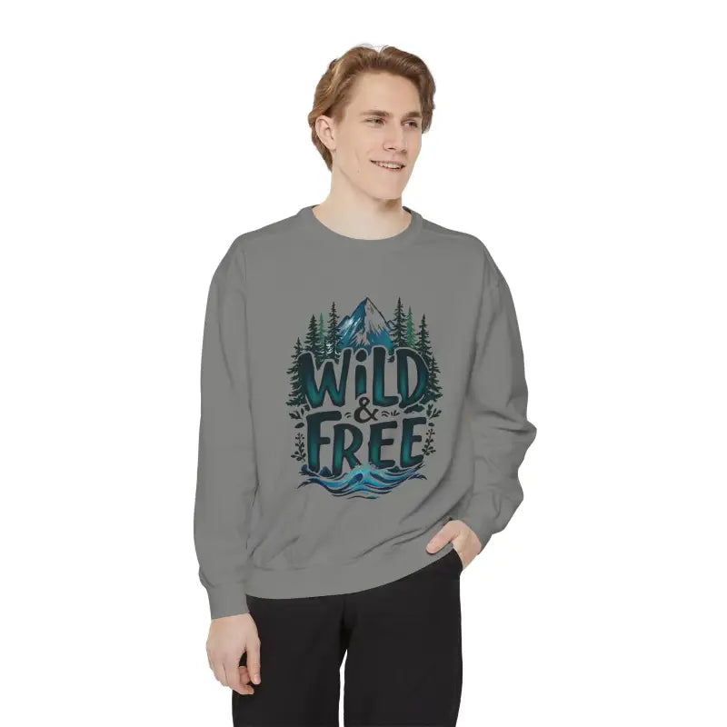 Ocean State Styles Sweatshirt Wild And Free Graphic