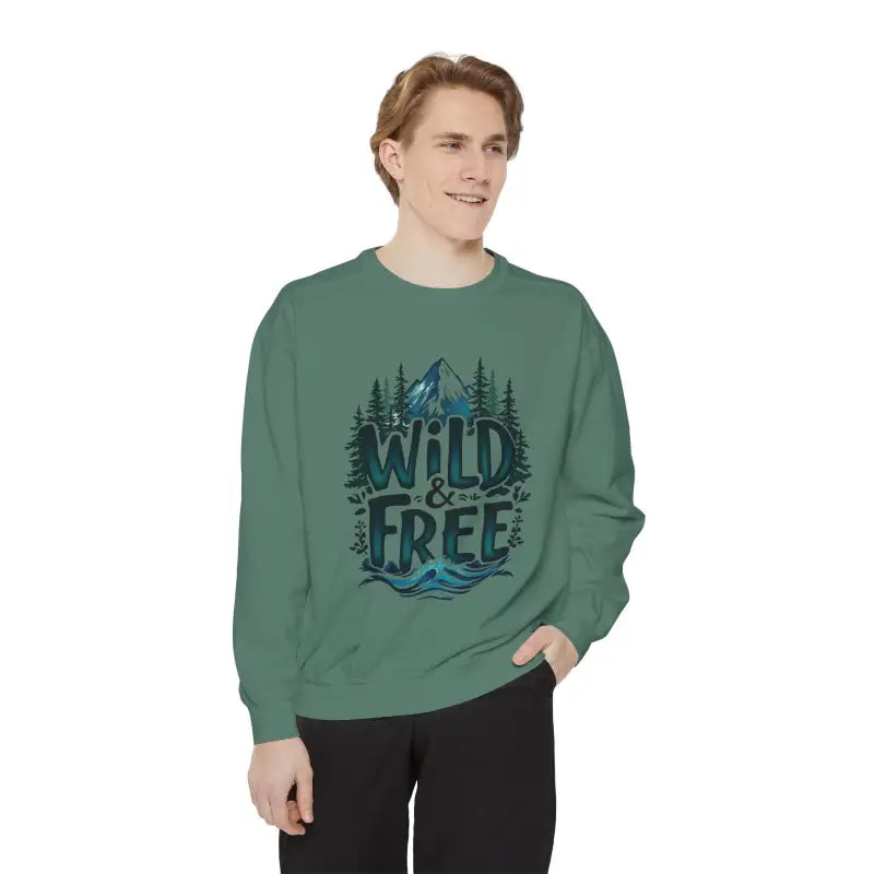 Ocean State Styles Sweatshirt Wild And Free Graphic