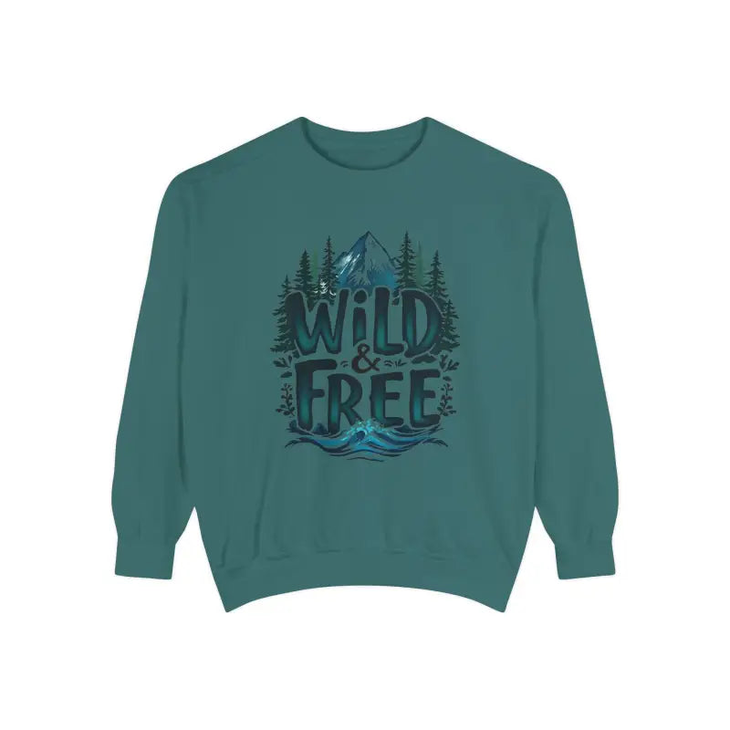 Ocean State Styles Sweatshirt Wild And Free Graphic